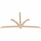 Ekena Millwork Davenport Smooth Timber Gable Bracket, Douglas Fir, 108"W x 63"H x 1 1/2"D x 5 1/2"F, 14/12 Pitch GBW108X63X0206DAV00SDF - alternate 5